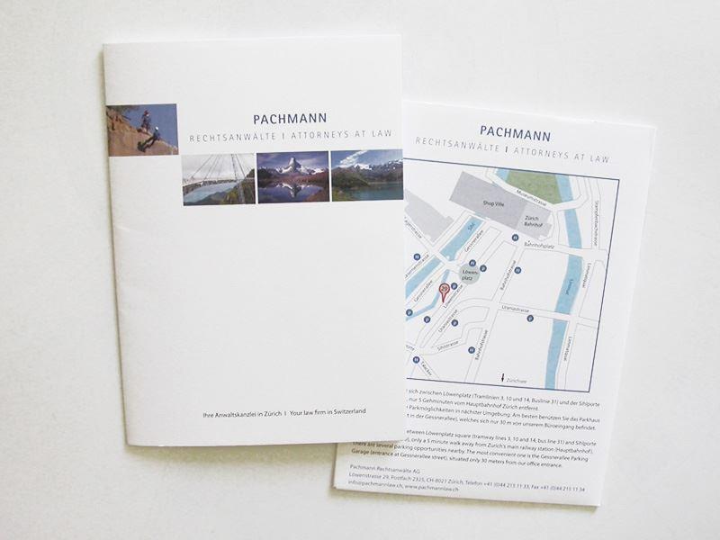 Team-Broschüre: Titel und Rückseite